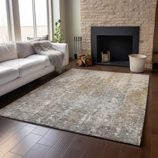 Premium Machine Washable Mayfield AMF581 Beige 10' x 14' Rug
