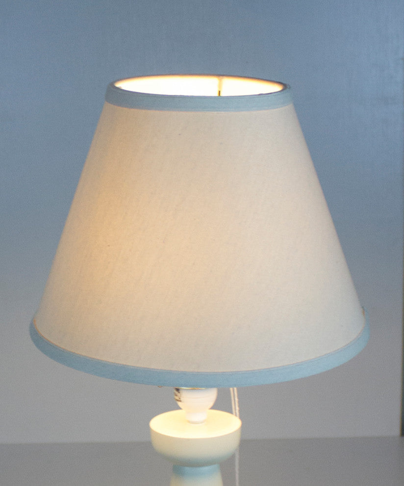 6x12x9 Hard Back Empire Lamp Shade Light Oatmeal