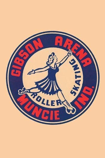Gibson Arena Roller Skating- Fine Art Giclee Print 24" x 36"