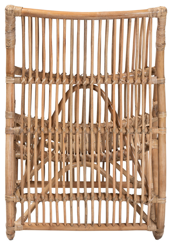 Malene Natural Rattan Lounge Chair