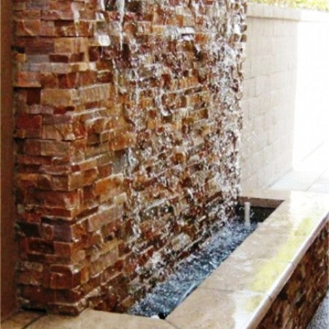 Golden White Ledger Panel Split Face, Sample