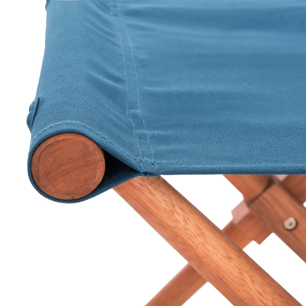 Safavieh Breanne Stool, Natural/Navy