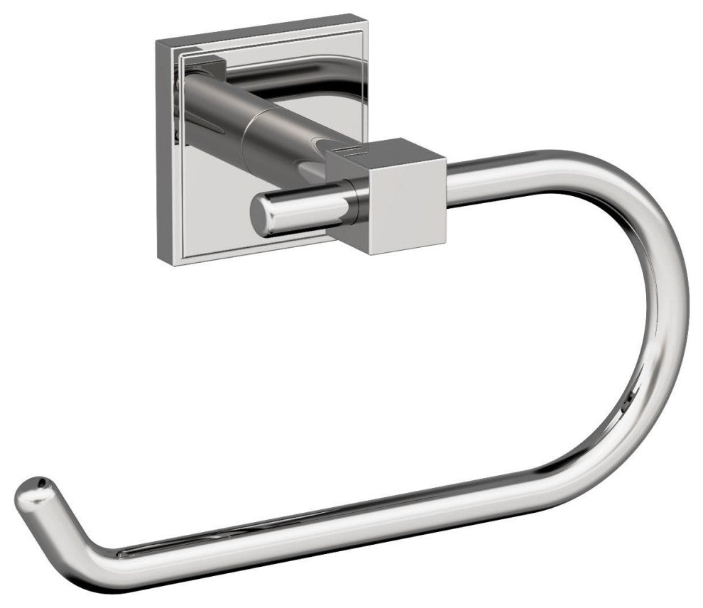 Amerock Appoint Traditional Single Post Toilet Paper Holder, Chrome