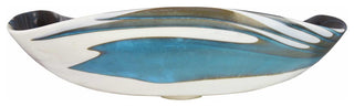 Lido Murano Glass Bathroom Sink, Shoreline