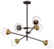 Quoizel TNC5006WT 6-Light Chandelier, Trance
