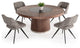 Modrest Houston Round Modern Dining Table