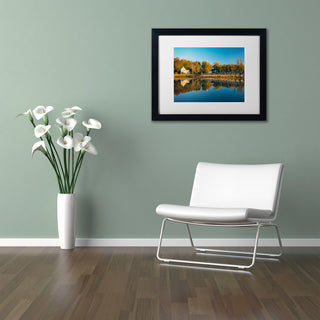 Blanchette Photography 'Wellfleet Mirror', Black Frame, White Matte, 14"x11"