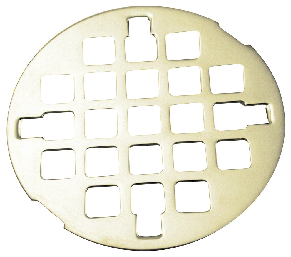 Two Post Style Large Kitchen Basket Strainers, Polished Nickel, Polished Brass