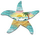Starfish Scenic Ornament, Set of 3