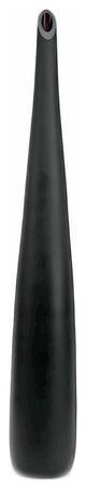 Murano Glass Flute Vase, Black