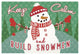 "Retro Christmas II Bright" Digital Paper Print by Janelle Penner, 20"x14"