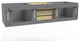 CastelloUSA Alpine 60" Wall Mounted Vanity, Base Only, Gray, Gold Handles