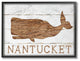 Stupell Industries Nantucket Whale, 11 x 14