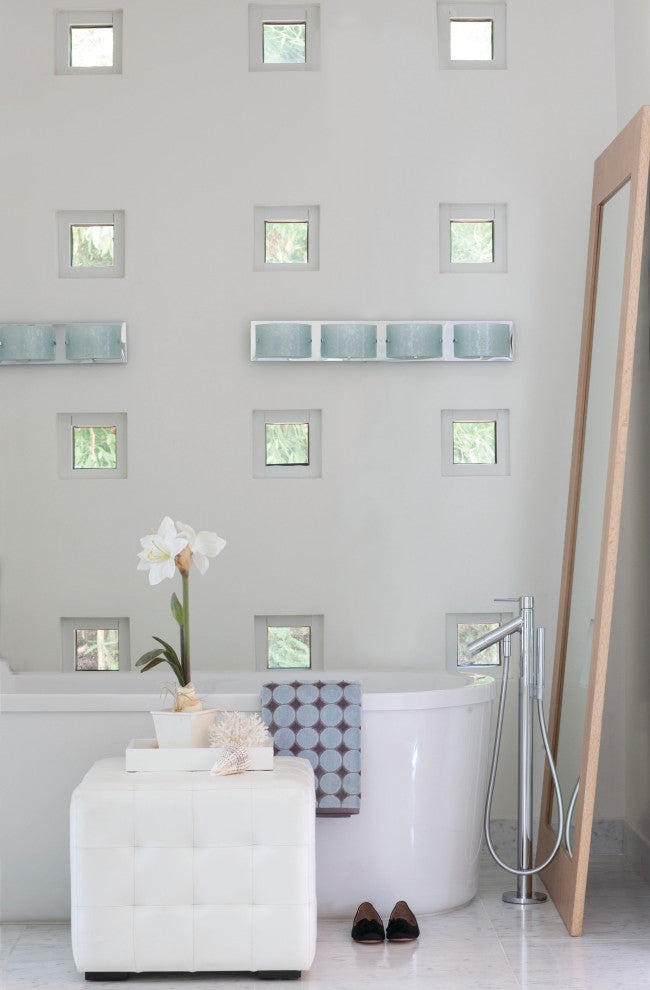 Hinkley Daphne Four Light Vanity, Chrome
