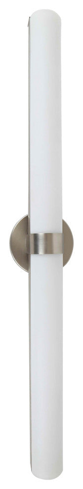 NBWL1025LED - 34 inch LED Vanity lamp with Clear Diamond Acrylic Shade