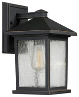Z-Lite 531S Portland 10" Tall 1 Light Wall Sconce - Oil Rubbed Bronze