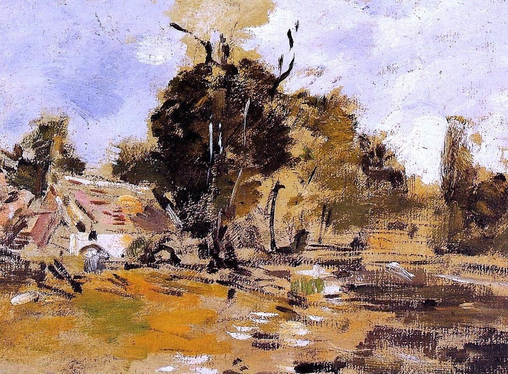 Eugene-Louis Boudin Study of a Farm St-Ceneri Wall Decal
