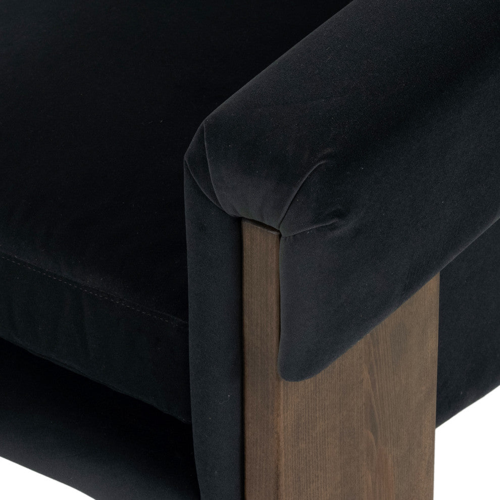 Cairo Chair-Modern Velvet Smoke