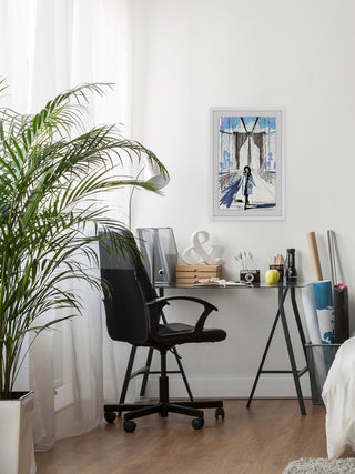 "Bridge Runway" Framed Painting Print, 24"x36"