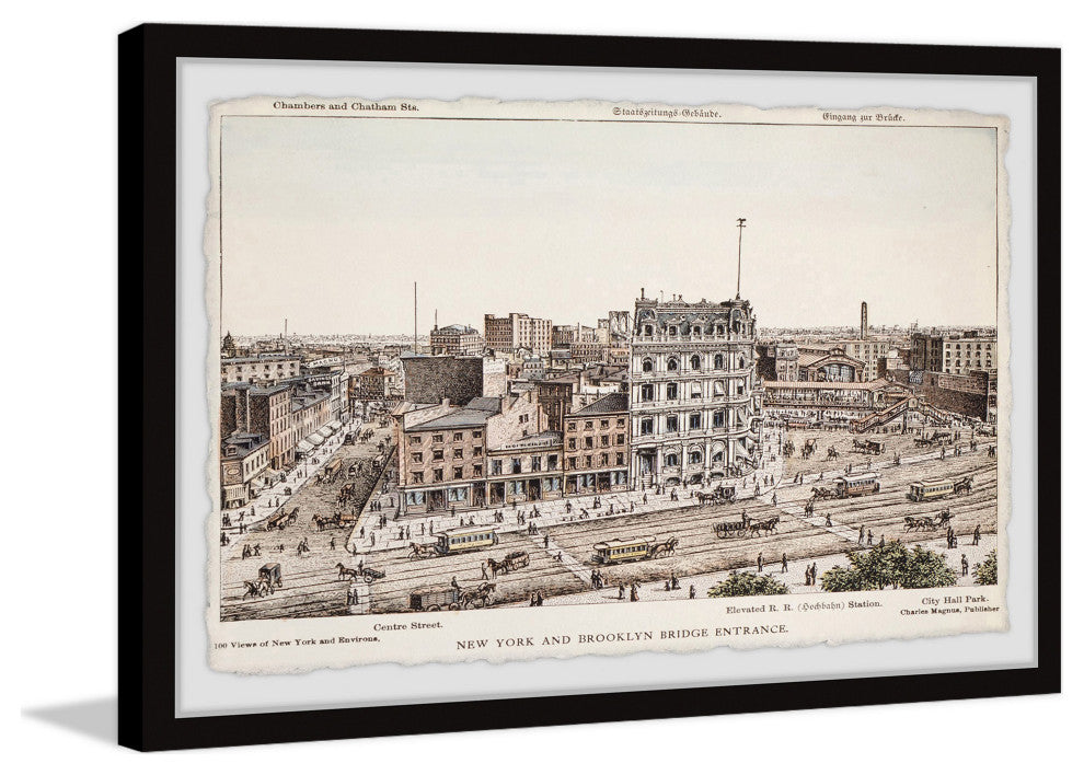 "Main Road" Framed Painting Print, 30x20