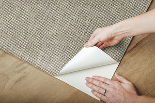 Reed Basket Brown Peel and Stick Wallpaper