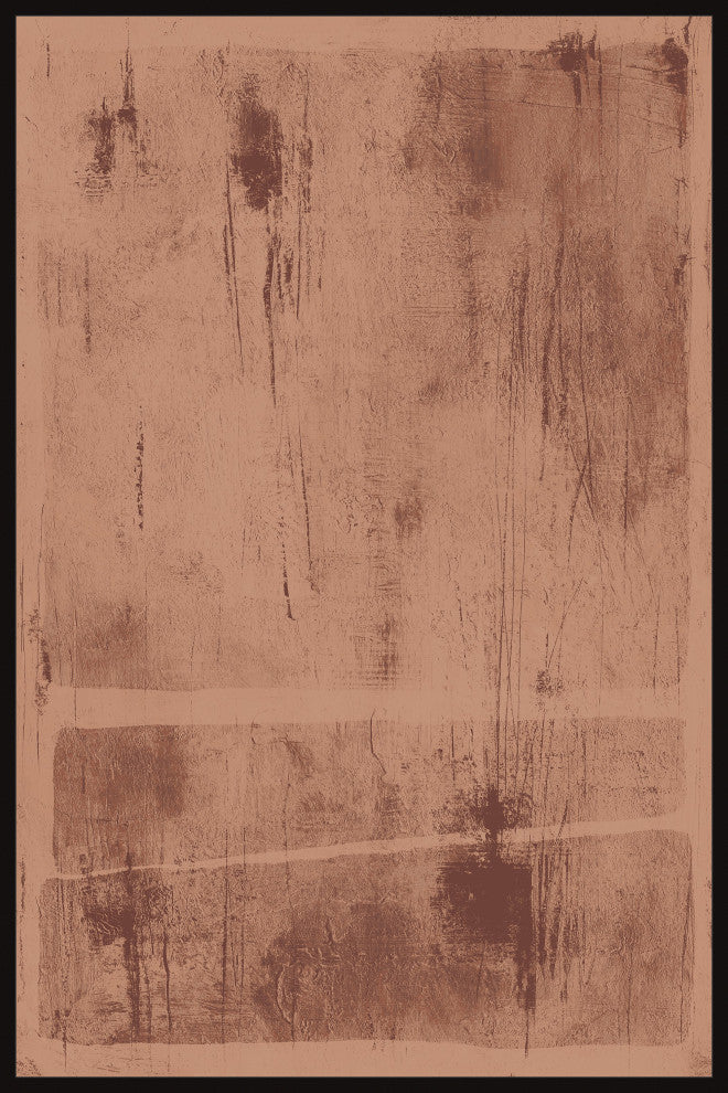 "Extreme Portion" Floater Framed Painting Print on Canvas