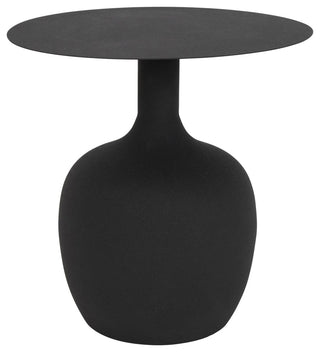 Metal Textured Table, Black