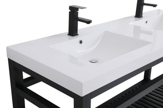 Home Living 22" Modern Black-Light Bathroom Vanity