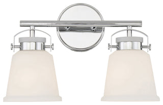 Kaden 2-Light Bathroom Vanity Light, Polished Chrome