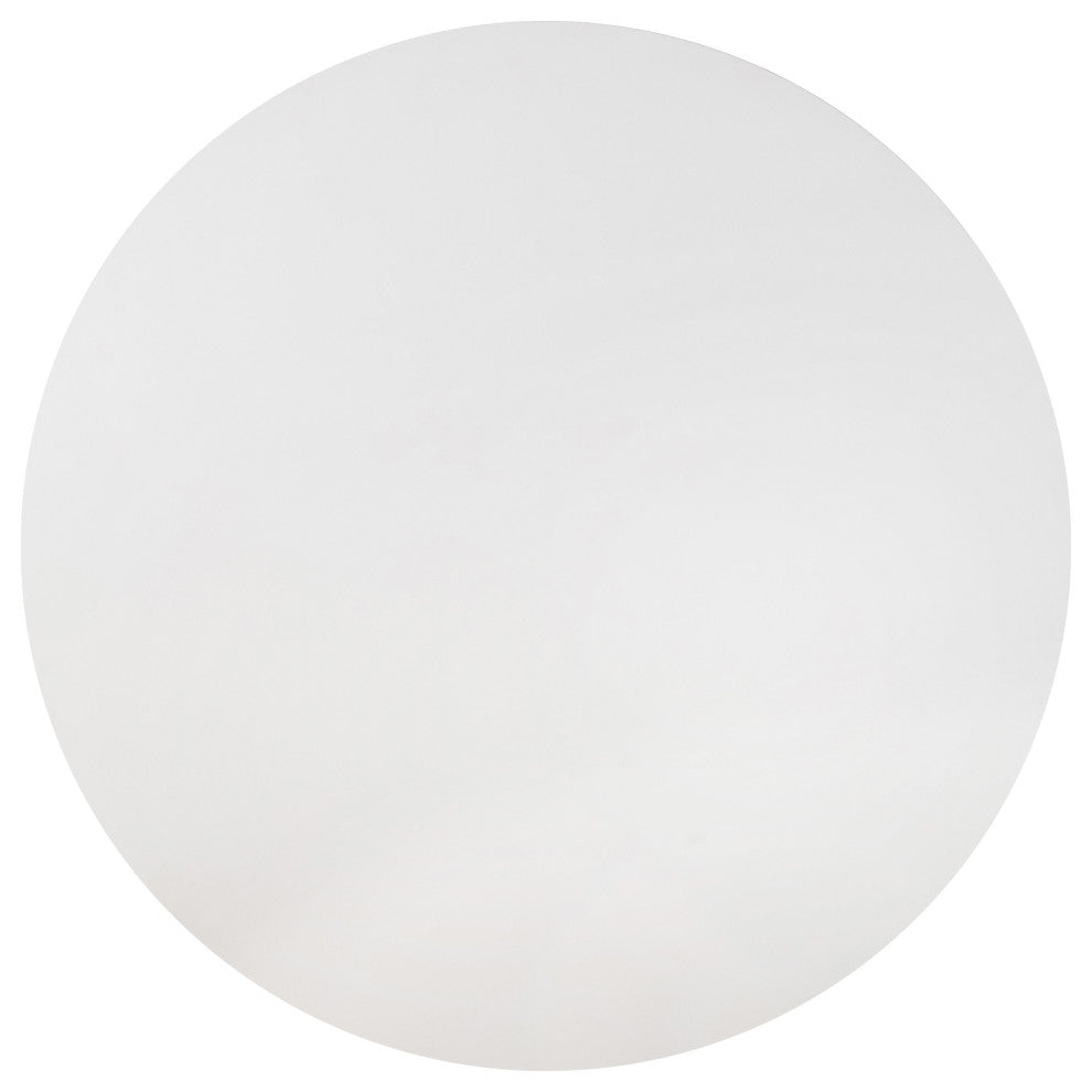 Kali 55" White Round Dining Table