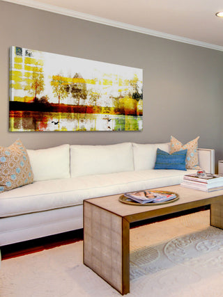 "Biscarrosse Lake" Fine Art Canvas Print, 60"x30"