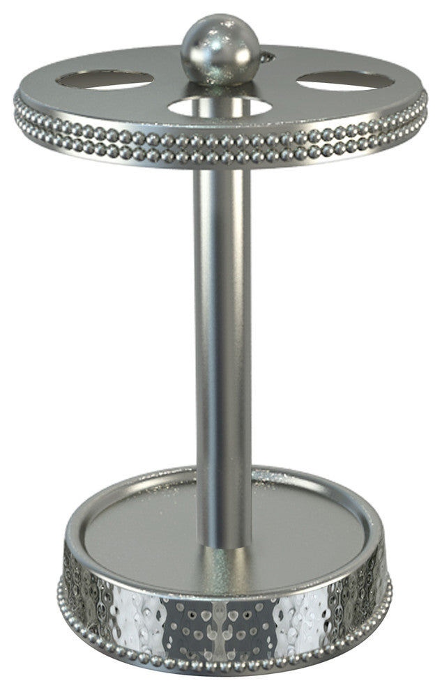 nu steel Hudson Hammered Mirror Toothbrush Holder