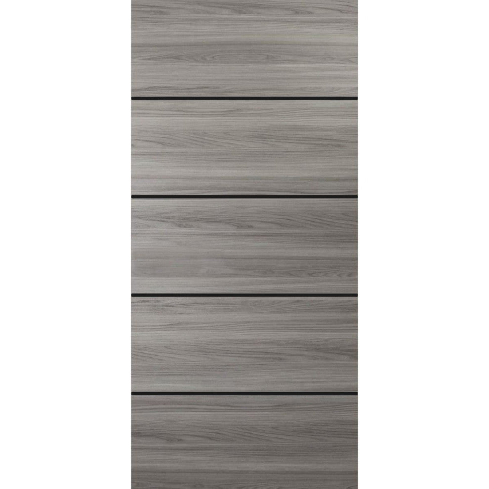 Slab Barn Door Panel 36 x 80 | Planum 0015 Ginger Ash with | Sturdy Fi