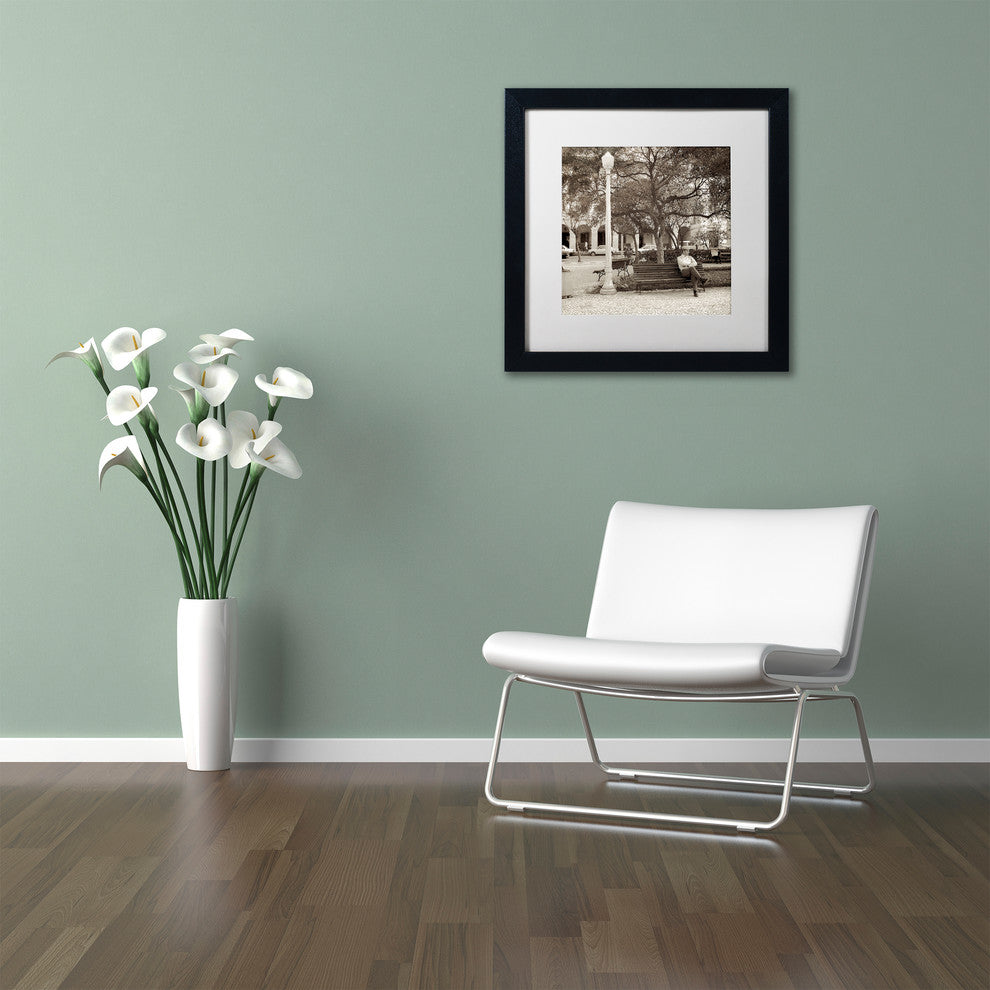 Alan Blaustein ''Faro I'' Art, Black Frame, White Mat, 16x16