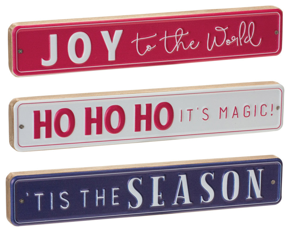 Christmas Sentiment Sign, 6-Piece Set
