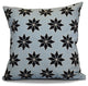 Decorative Outdoor Holiday Pillow Geometric Print, Light Blue, 18"x18"