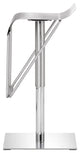 Bar Stool Chair Barstool, Steel Metal, Silver, Chrome, Bar Kitchen Cafe Bistro