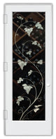 Wine Door - Vineyard Grapes Unfurled - Primed - 32" x 84" - Knob on Right -...