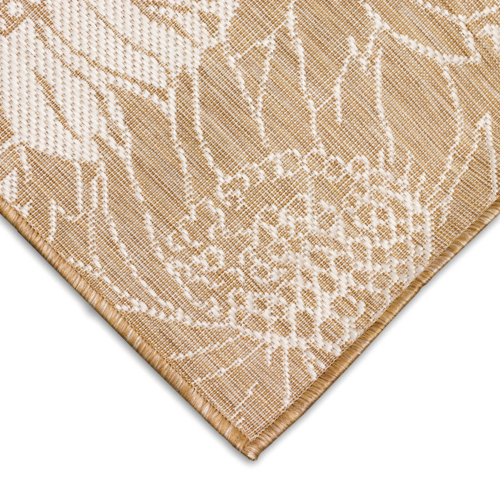 Carmel Sunflower Field Indoor/Outdoor Rug, Sand, 7'10"x9'10"