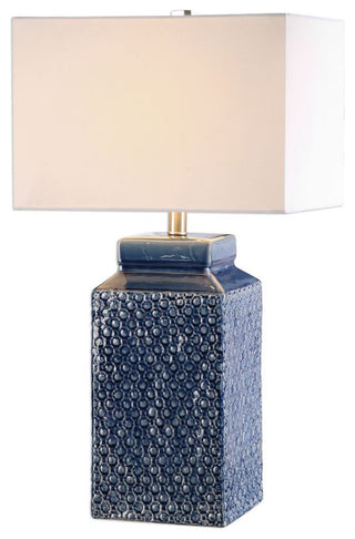 Uttermost Pero Sapphire Blue Lamp