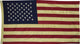Aged American Flag, 58"