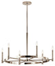 Kichler Lighting 52427PN Tolani - 6 Light Large Chandelier In Soft Contemporary