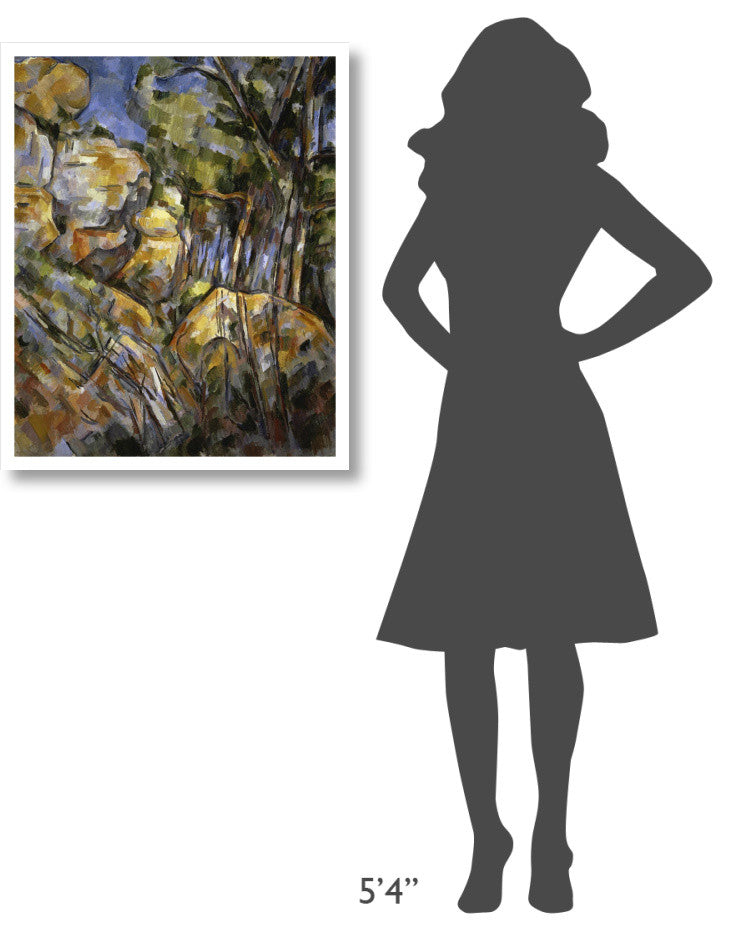 "Le Paysage des Dernieres Annes" Digital Paper Print by Paul Cezanne, 26"x32"