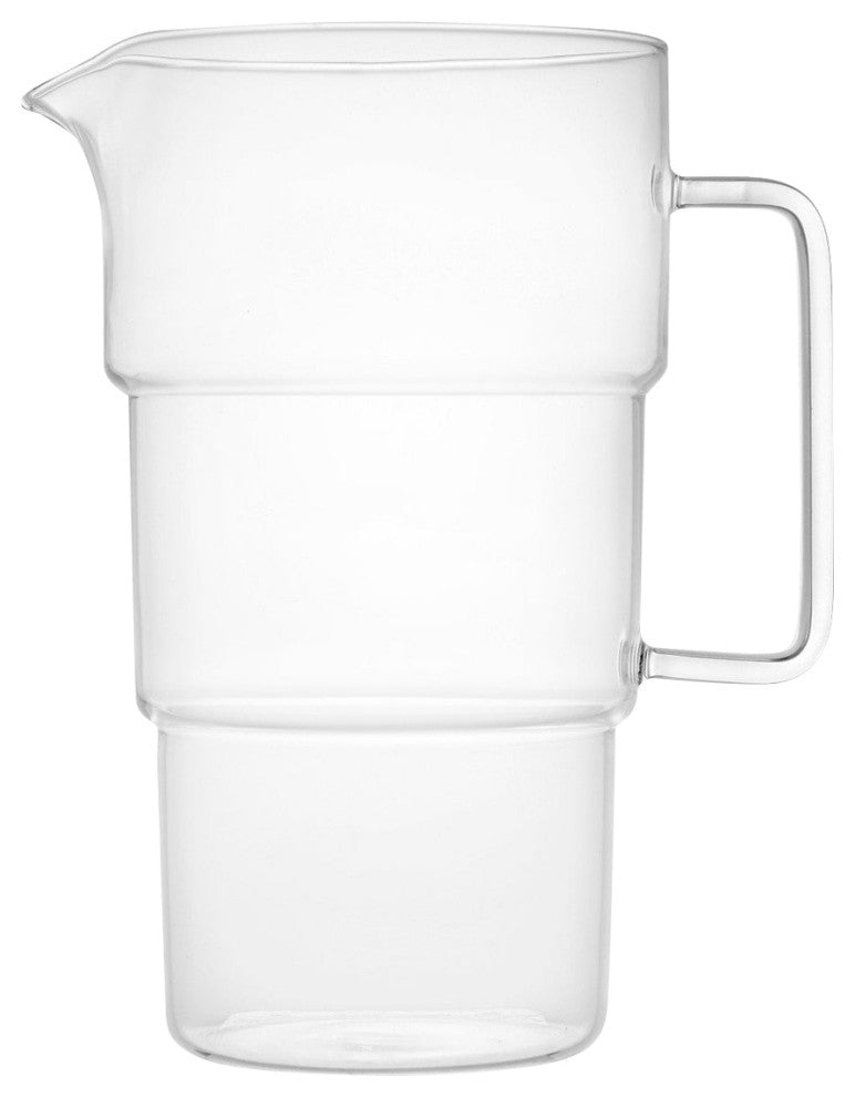 Pila Half Gallon Glass Drink Pitcher With Spout 64oz