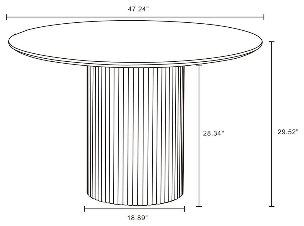 Manhattan Comfort 5-Piece Flor and Hathaway Dining