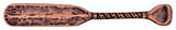 Wrapped Handle Canoe Paddle Cabinet Pull, Antique Copper