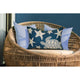 Marina Turtle And Stars Indoor/Outdoor Pillow Navy 12"x18"