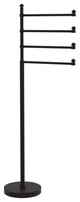 Southbeach Free Standing 4 Pivoting Swing Arm Towel Stand, Oil Rubbed Bronze
