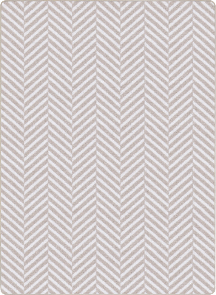 Joy Carpets Impressions Favorite Retreat Area Rug, Ivory, 3'10"x5'4"