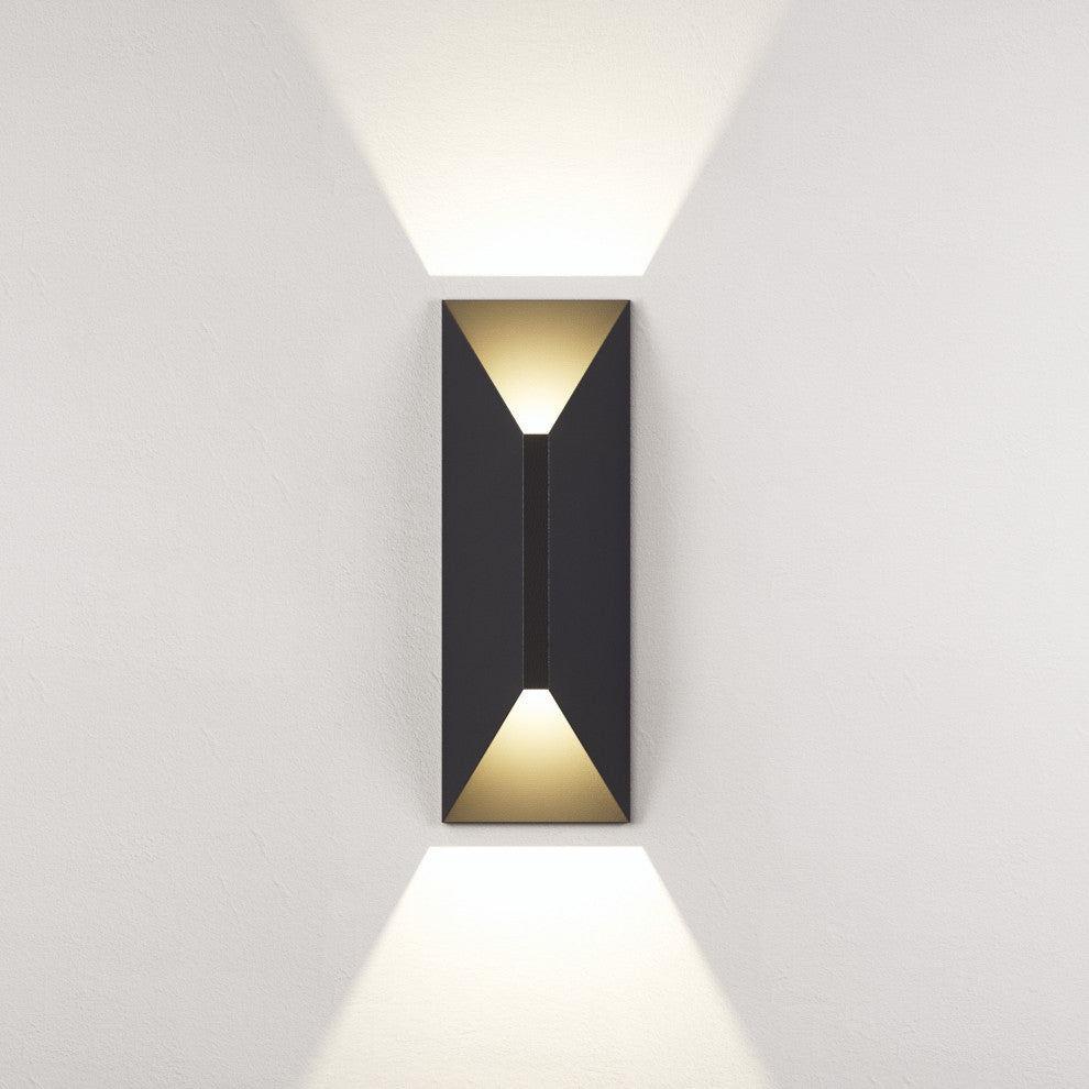 LED Outdoor Wall Fixture, 11W, COBLED 3000K 850LM